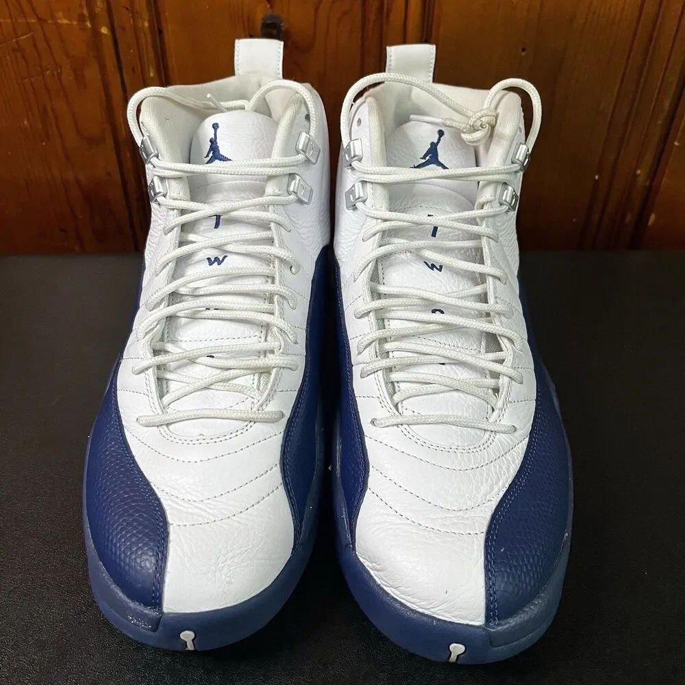 Jordan 12 French Blue Retro 2025 Release Size 12 Men CT8013-114 White/Blue/Grey